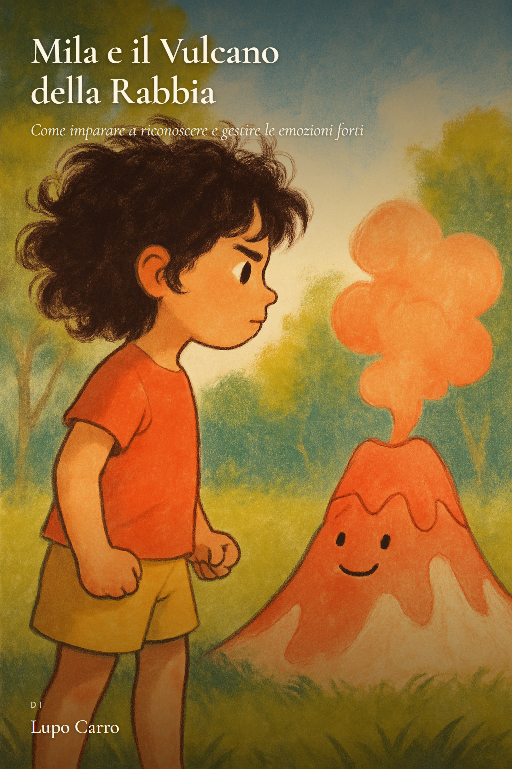 Copertina di Mila e il Vulcano della Rabbia